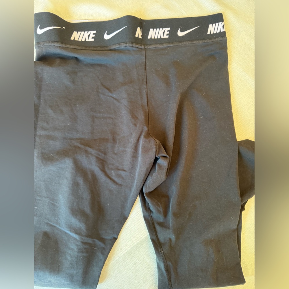 Nike Black Charcoal Leggings XL - Picture 4 of 5